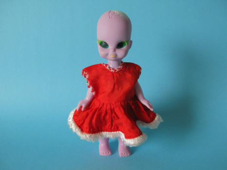 Baldie with icky dress